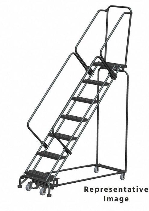 Lockstep Rolling Ladder Steel 70 in.H