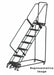 Lockstep Rolling Ladder Steel 70 in.H