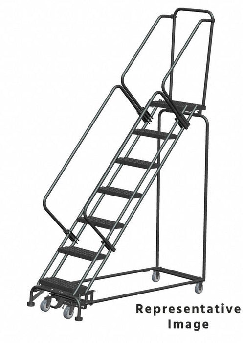 Lockstep Rolling Ladder Steel 70 in.H