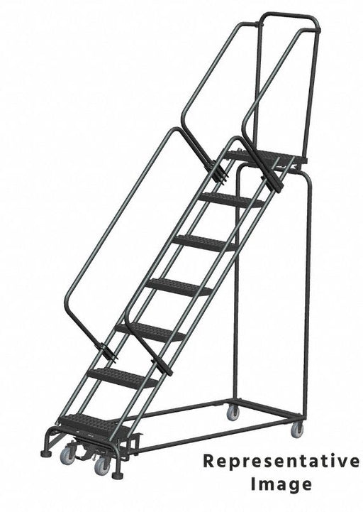 Lockstep Rolling Ladder Steel 70 in.H