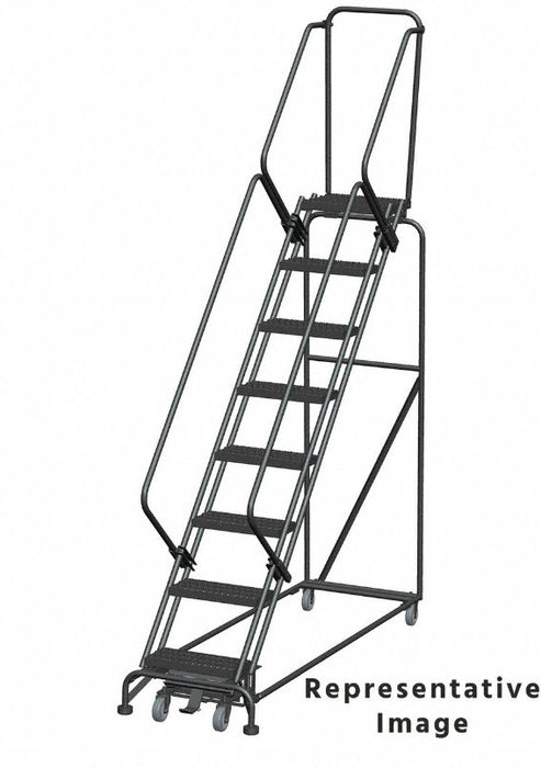 Lockstep Rolling Ladder Steel 80 in.H
