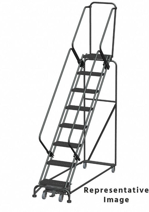 Lockstep Rolling Ladder Steel 80 in.H