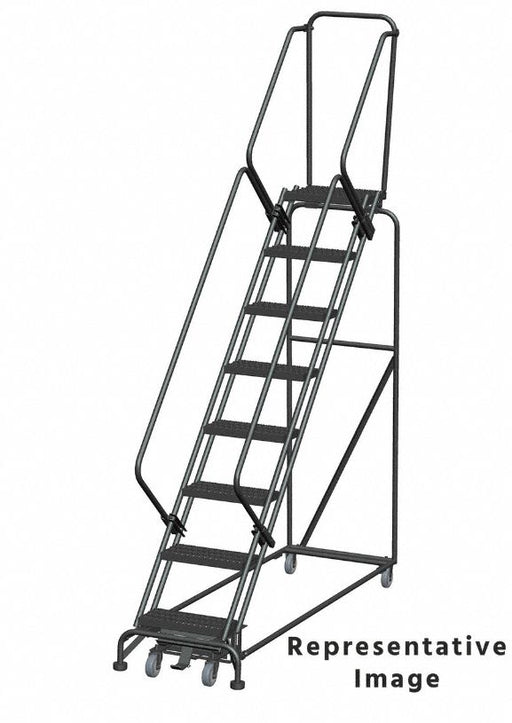 Lockstep Rolling Ladder Steel 80 in.H