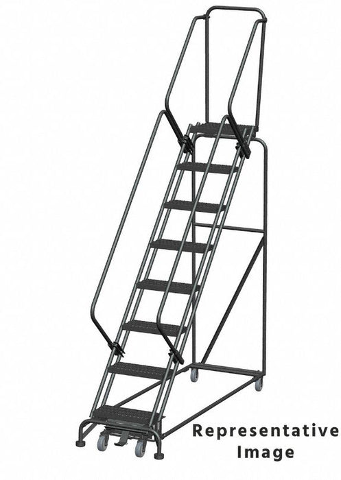 Lockstep Rolling Ladder Steel 80 in.H