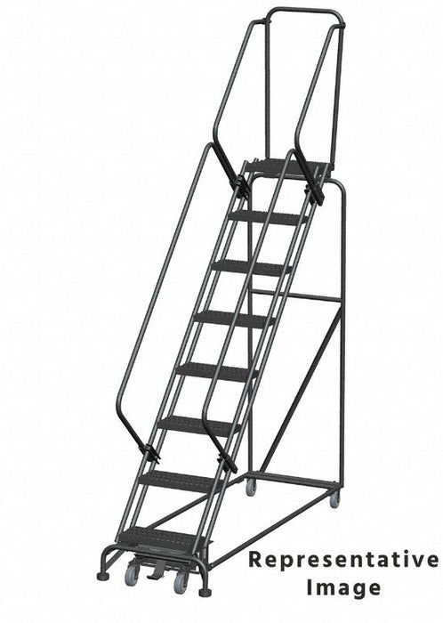 Lockstep Rolling Ladder Steel 80 in.H