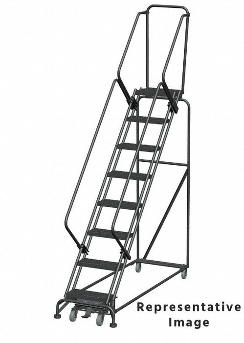 Lockstep Rolling Ladder Steel 80 in.H