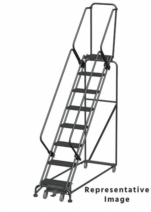 Lockstep Rolling Ladder Steel 80 in.H