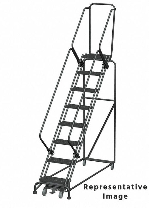 Lockstep Rolling Ladder Steel 80 in.H
