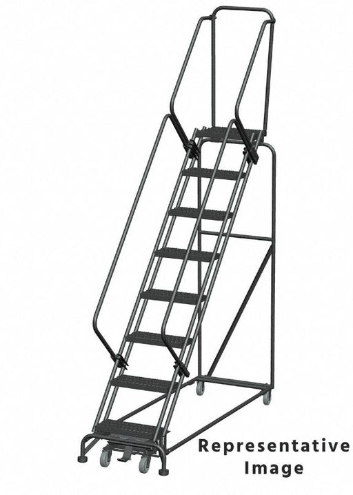 Slope Lockstep Roll Ladder Steel 80 in.H