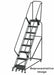 Slope Lockstep Roll Ladder Steel 80 in.H