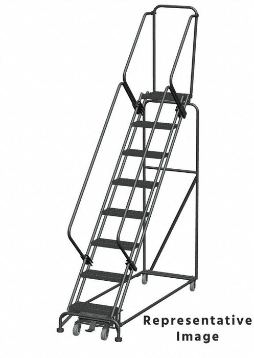 Slope Lockstep Roll Ladder Steel 80 in.H