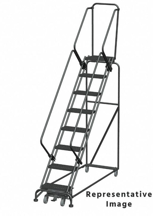 Slope Lockstep Roll Ladder Steel 80 in.H