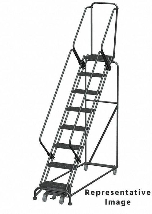 Slope Lockstep Roll Ladder Steel 80 in.H