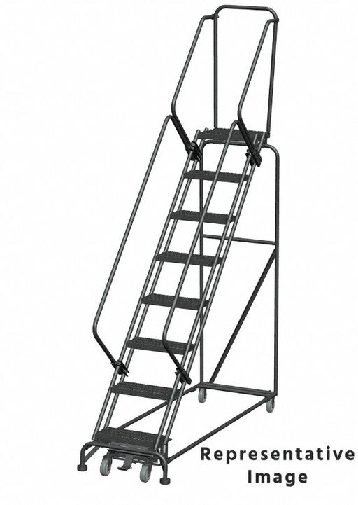 Slope Lockstep Roll Ladder Steel 80 in.H