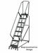 Slope Lockstep Roll Ladder Steel 80 in.H