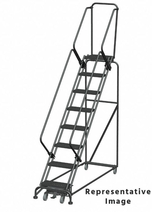 Slope Lockstep Roll Ladder Steel 80 in.H