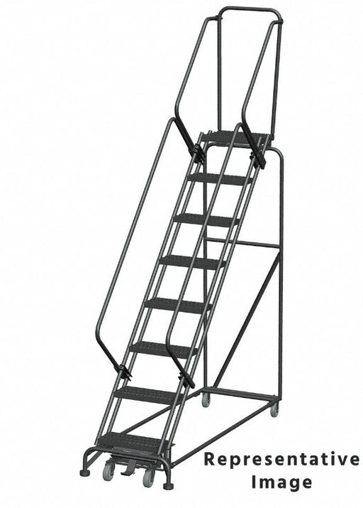Slope Lockstep Roll Ladder Steel 80 in.H