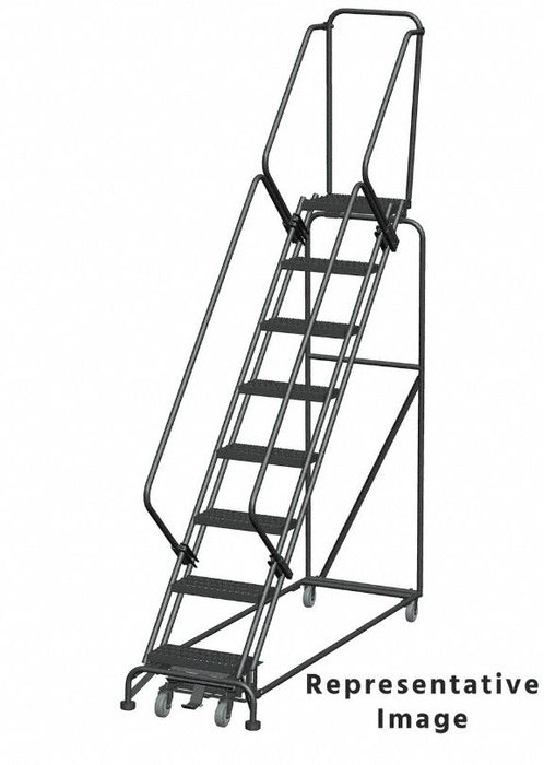Slope Lockstep Roll Ladder Steel 80 in.H