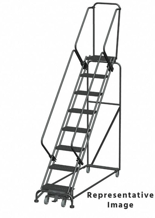 Slope Lockstep Roll Ladder Steel 80 in.H