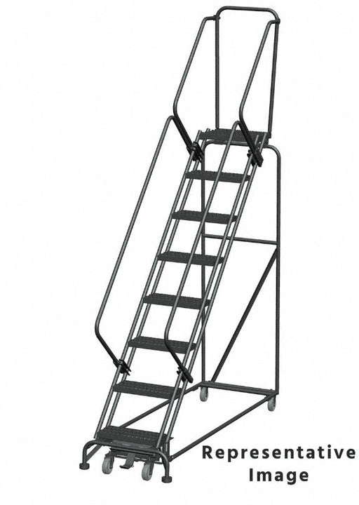 Slope Lockstep Roll Ladder Steel 80 in.H