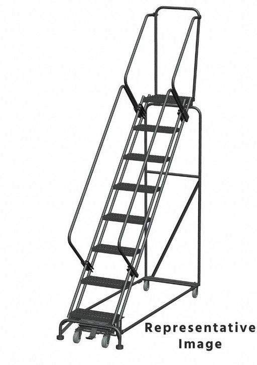 Slope Lockstep Roll Ladder Steel 80 in.H