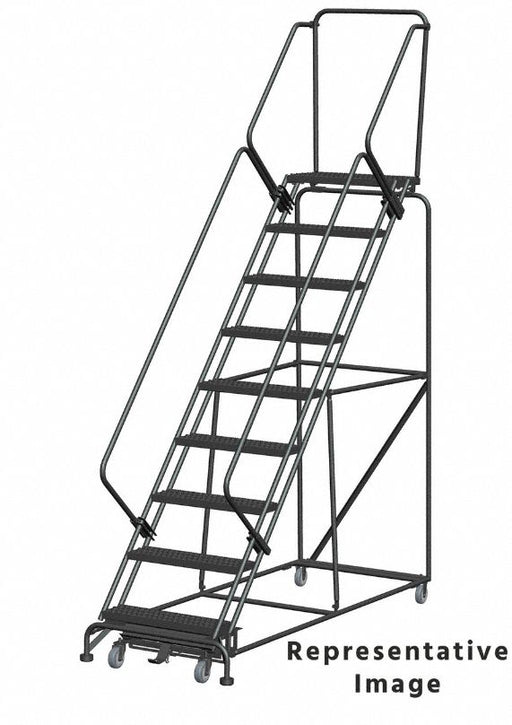 Slope Lockstep Roll Ladder Steel 90 in.H