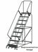 Slope Lockstep Roll Ladder Steel 90 in.H