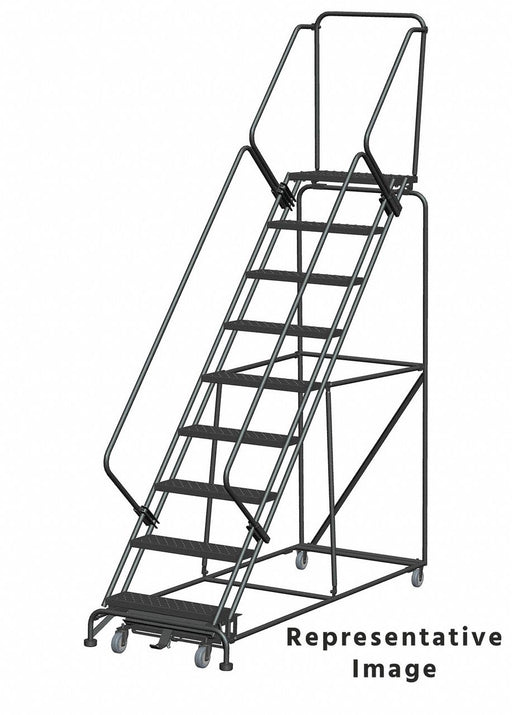 Slope Lockstep Roll Ladder Steel 90 in.H