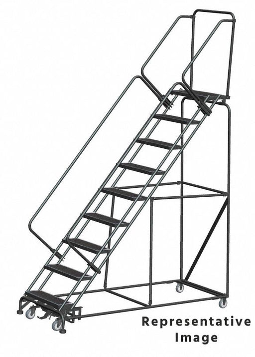Slope Lockstep Roll Ladder Steel 90 in.H