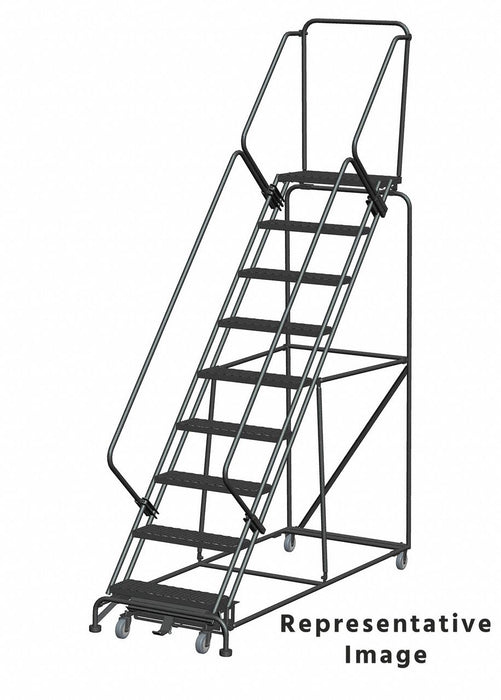 Slope Lockstep Roll Ladder Steel 90 in.H
