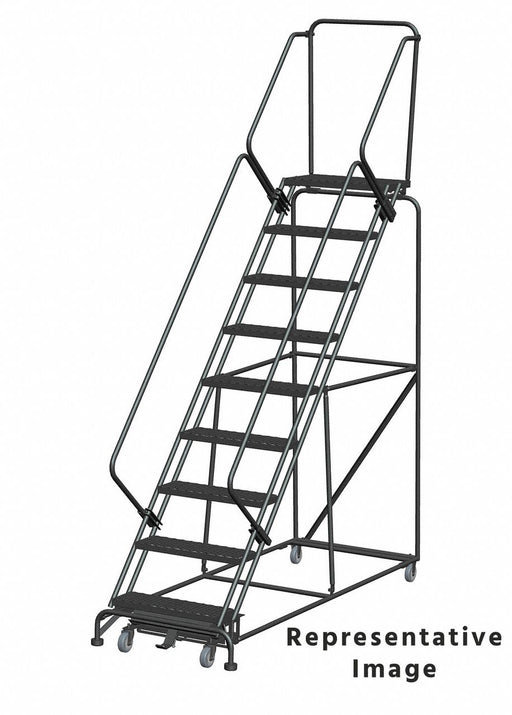 Slope Lockstep Roll Ladder Steel 90 in.H