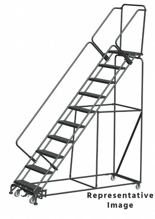 Slope Lockstep Roll Ladder Steel 100 in.