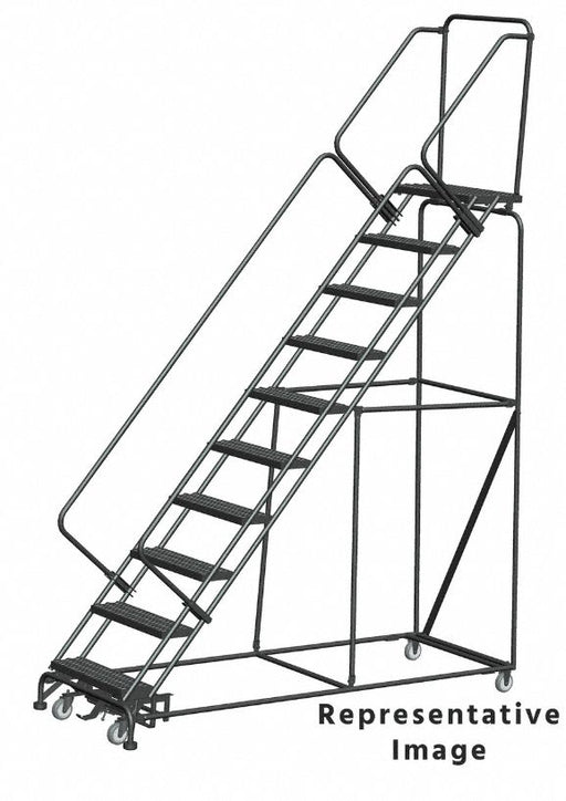 Slope Lockstep Roll Ladder Steel 100 in.