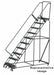 Slope Lockstep Roll Ladder Steel 100 in.