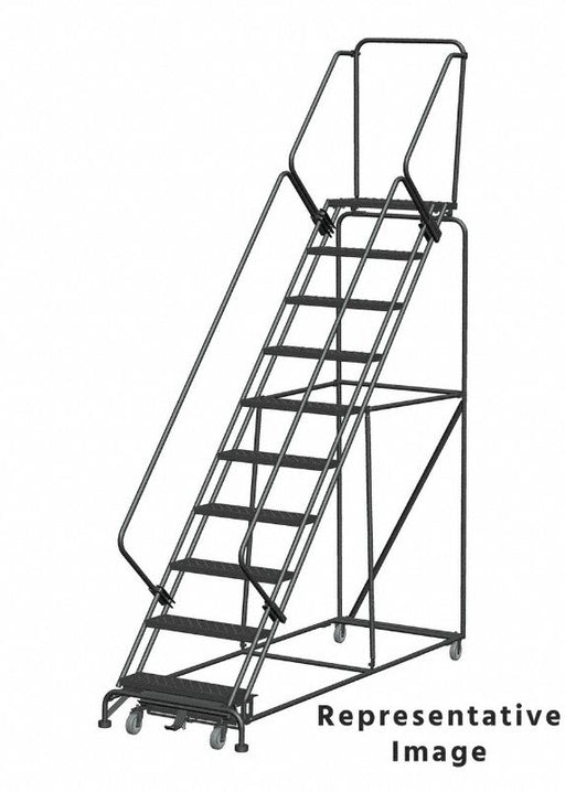 Slope Lockstep Roll Ladder Steel 100 in.