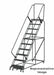 Slope Lockstep Roll Ladder Steel 100 in.