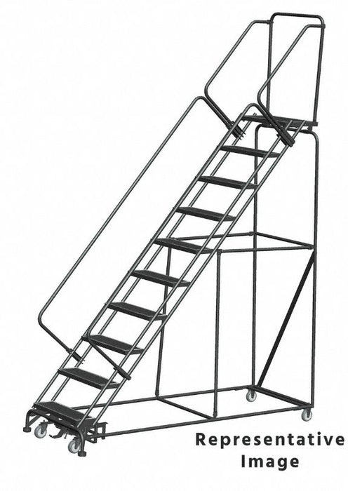 Slope Lockstep Roll Ladder Steel 100 in.