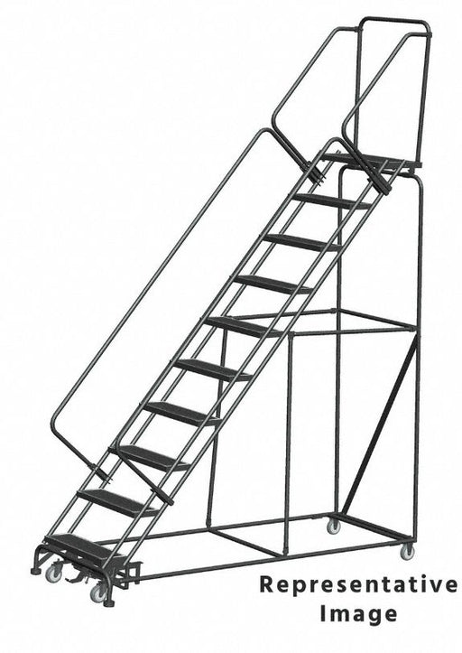 Slope Lockstep Roll Ladder Steel 100 in.