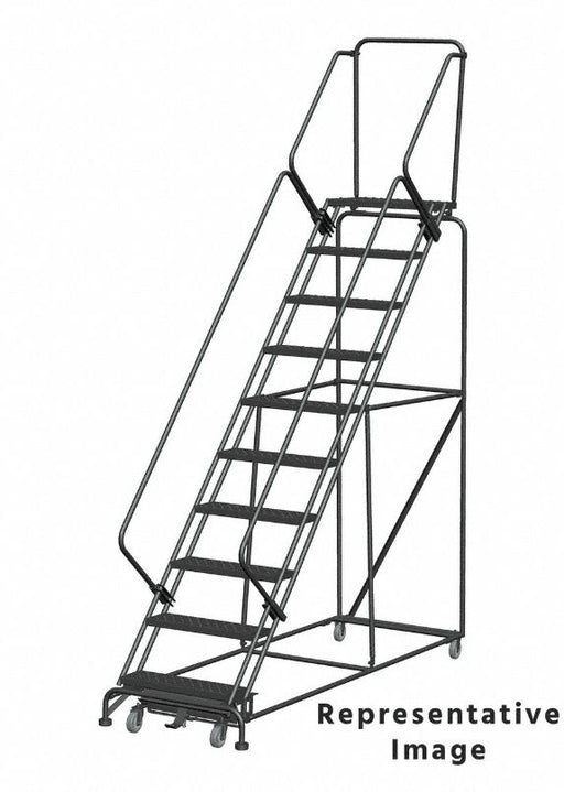 Slope Lockstep Roll Ladder Steel 100 in.