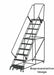 Slope Lockstep Roll Ladder Steel 100 in.