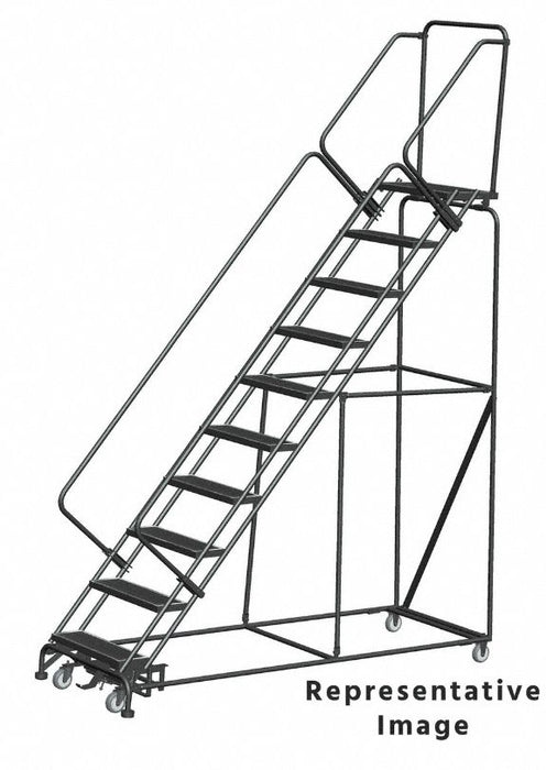 Slope Lockstep Roll Ladder Steel 100 in.