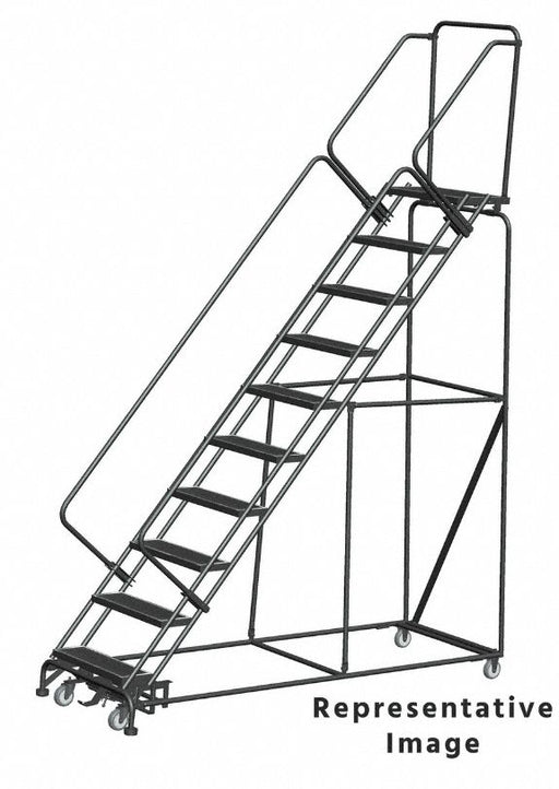 Slope Lockstep Roll Ladder Steel 100 in.