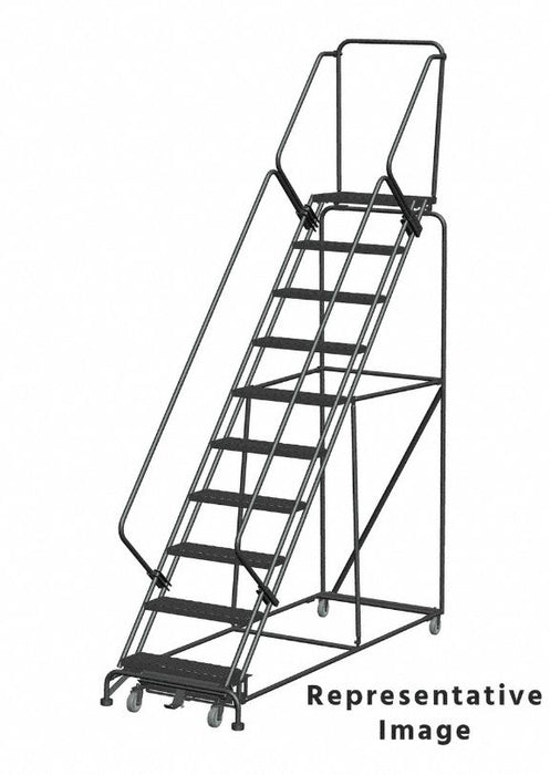 Slope Lockstep Roll Ladder Steel 100 in.
