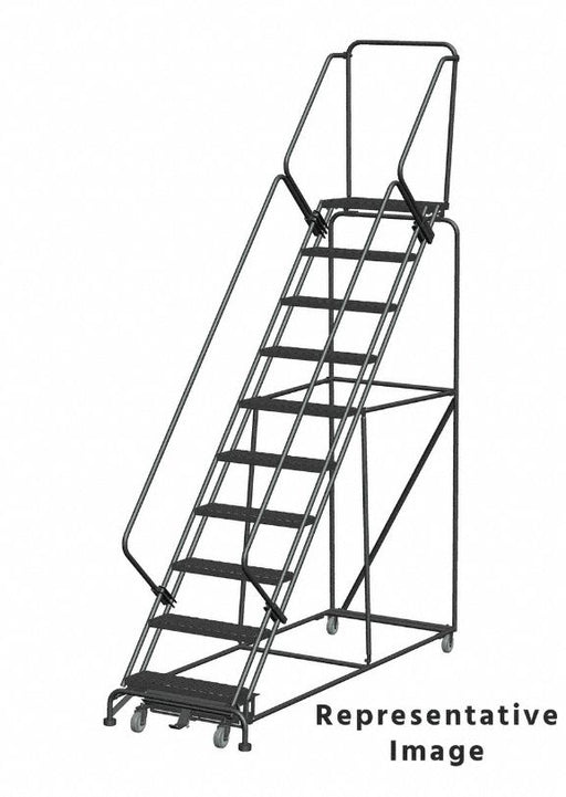 Slope Lockstep Roll Ladder Steel 100 in.