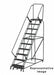 Slope Lockstep Roll Ladder Steel 100 in.