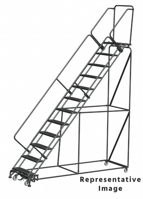 Slope Lockstep Roll Ladder Steel 120 in.