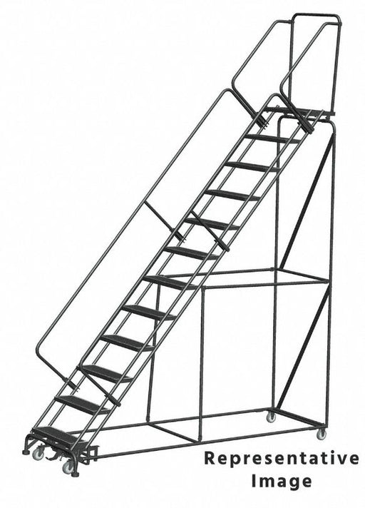Slope Lockstep Roll Ladder Steel 120 in.