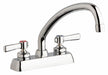 Low Arc Chrome Chicago Faucets W4D Brass