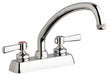 Low Arc Chrome Chicago Faucets W4D Brass