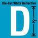 LetterLabel Vinyl 2inH 1-1/4inW PK5